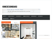 Tablet Screenshot of homedesignboard.com